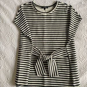 BNWOT! Express tie front striped top!